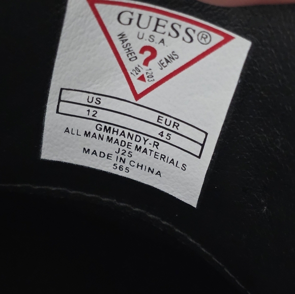 Guess Handy Dress Loafers Black  Men''s Shies Size 12 - Picture 11 of 11